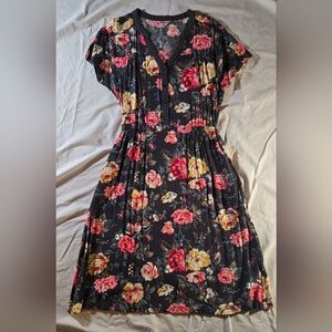 Floral Navy Dress